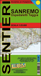 IMS-1 Sanremo sentieri. Carte dei sentieri di Liguria
