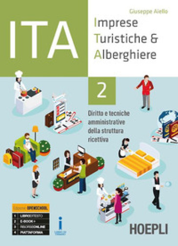 ITA. Imprese turistiche &amp; alberghiere. Diritto e tecniche amministrative della struttura ricettiva. Ediz. Openschool. Per il triennio degli Ist. professionali alberghieri. Con ebook. Con espansione online. Vol. 2 - Giuseppe Aiello