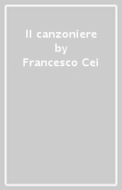 Il canzoniere