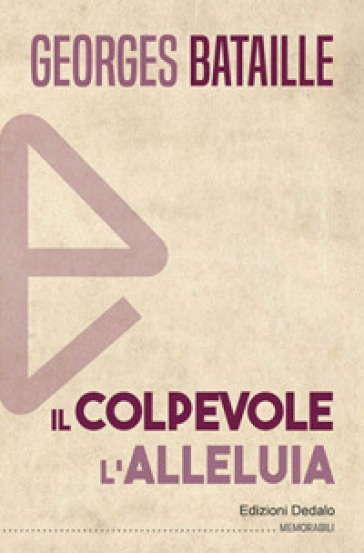 Il colpevole-L'alleluia - Georges Bataille