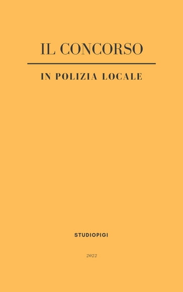 Il concorso in POLIZIA LOCALE - Pietro Giaquinto