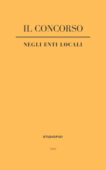 Il concorso negli Enti Locali - Pietro Giaquinto