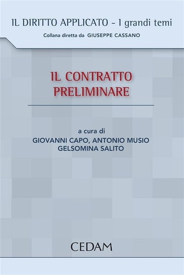 Il contratto preliminare - Antonio Musio - Salito Gelsomina (a cura di) - Giovanni Capo