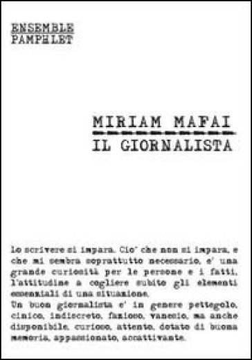 Il giornalista - Miriam Mafai