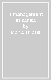 Il management in sanità