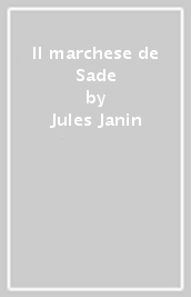 Il marchese de Sade