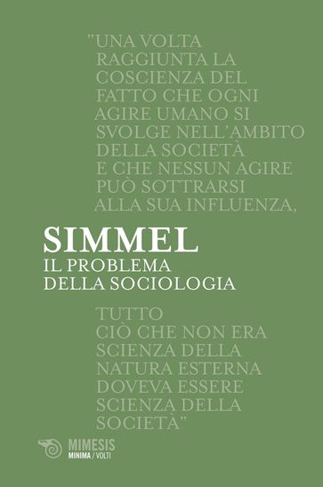 Il problema della sociologia - Georg Simmel