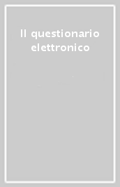 Il questionario elettronico