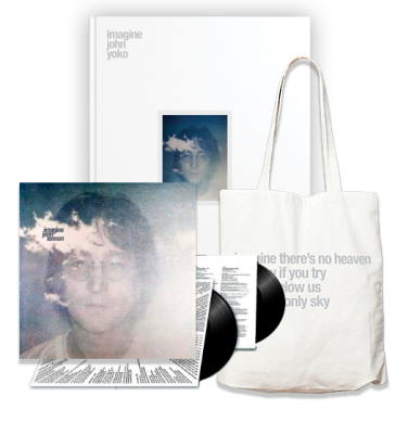 Imagine John Yoko + 2 LP The Ultimate Collection + Shopper