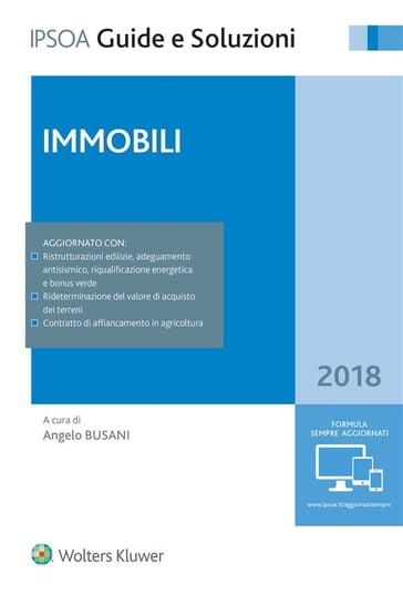 Immobili 2018 - Angelo Busani