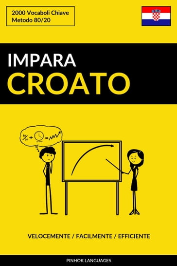 Impara il Croato: Velocemente / Facilmente / Efficiente: 2000 Vocaboli Chiave - Pinhok Languages