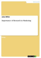 Importance of Research in Marketing