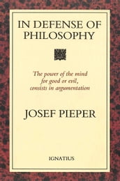 In Defense of Philosophy