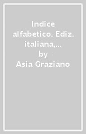 Indice alfabetico. Ediz. italiana, inglese e ucraina