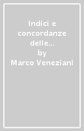 Indici e concordanze delle orazioni inaugurali di Giambattista Vico