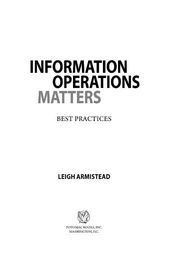 Information Operations Matters