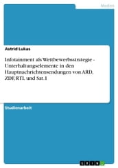 Infotainment als Wettbewerbsstrategie - Unterhaltungselemente in den Hauptnachrichtensendungen von ARD, ZDF, RTL und Sat.1