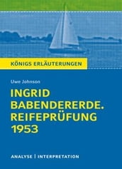 Ingrid Babendererde. Reifeprüfung 1953