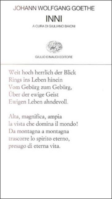 Inni - Johann Wolfgang Goethe