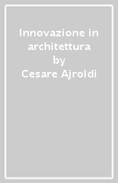 Innovazione in architettura