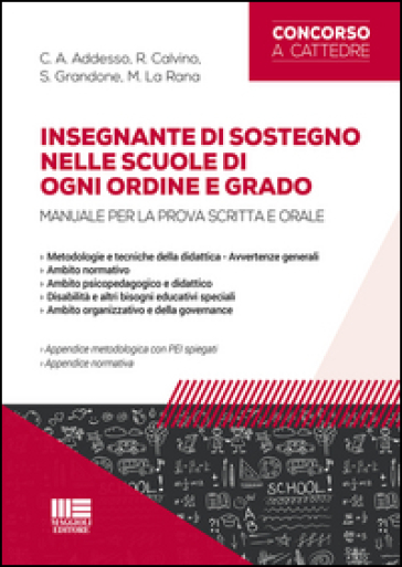 Insegnante di sostegno nelle scuole di ogni ordine e grado - Giuseppe Cotruvo