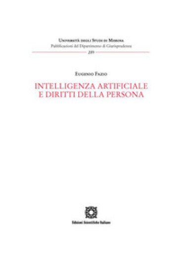 Intelligenza artificiale e diritti della persona - Eugenio Fazio