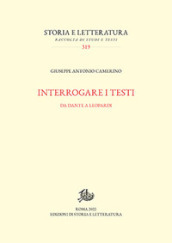 Interrogare i testi. Da Dante a Leopardi