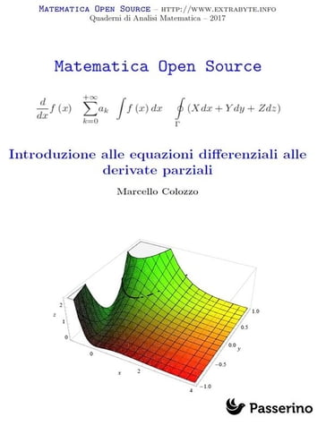 Introduzione alle equazioni differenziali alle derivate parziali - Marcello Colozzo