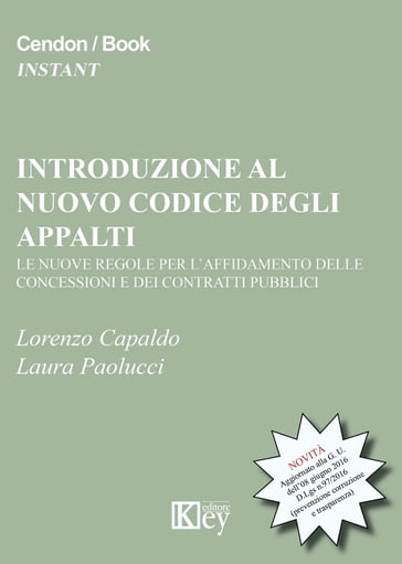 Introduzione al nuovo codice degli appalti - Laura Paolucci - Lorenzo Capaldo