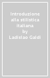 Introduzione alla stilistica italiana