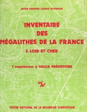 Inventaire des mégalithes de la France (3) : Loir-et-Cher