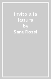 Invito alla lettura