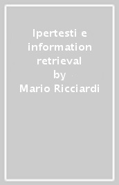 Ipertesti e information retrieval