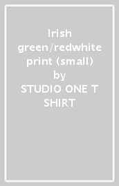 Irish green/redwhite print (small)