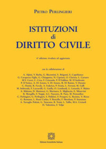 Istituzioni di diritto civile - Pietro Perlingieri
