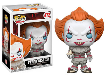 It - Pop Funko Vinyl Figure 472 Pennywise (With Bo