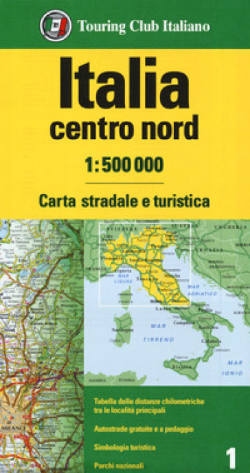 Italia centro nord 1:500.000