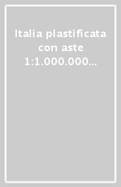 Italia plastificata con aste 1:1.000.000 - 98x123 cm