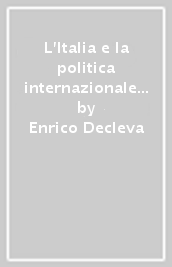 L Italia e la politica internazionale dal 1870 al 1914