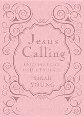 Jesus Calling, Pink Leathersoft, with Scripture References