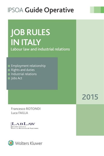 Jobs Rules in Italy - Francesco Rotondi - Luca Failla