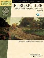 Johann Friedrich Burgmuller - 18 Characteristic Studies, Opus 109 (Songbook)