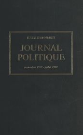 Journal politique, septembre 1939 - juillet 1942