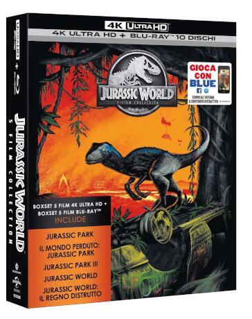 Jurassic 5 Movie Super Collection (5 Blu-Ray 4K Ultra HD+Blu-Ray) - Juan Antonio Bayona - Joe Johnston - Steven Spielberg - Colin Trevorrow