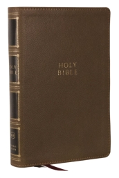 KJV Holy Bible: Compact Bible with 43,000 Center-Column Cross References, Brown Leathersoft, Red Letter, Comfort Print: King James Version