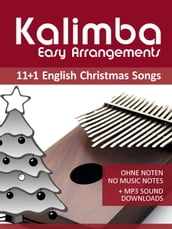 Kalimba Easy Arrangements - 11+1 English Christmas songs