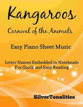 Kangaroos Carnival of the Animals Easy Piano Sheet Music