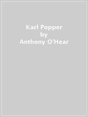Karl Popper - Anthony O