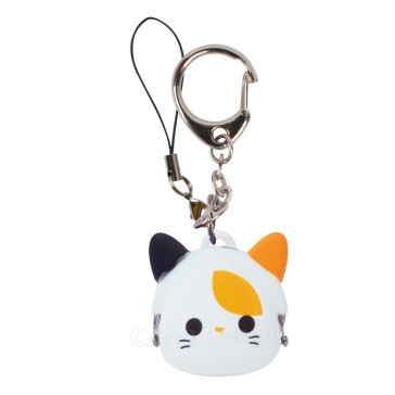 Key Ring Mimi Pochi Bit Strap Friends C04 Calico Cat Mike