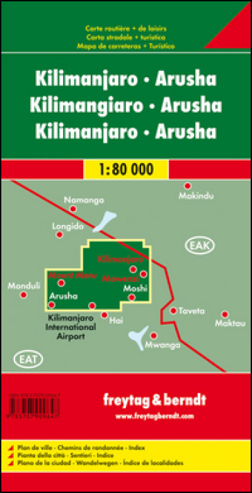 Kilimangiaro 1:80.000